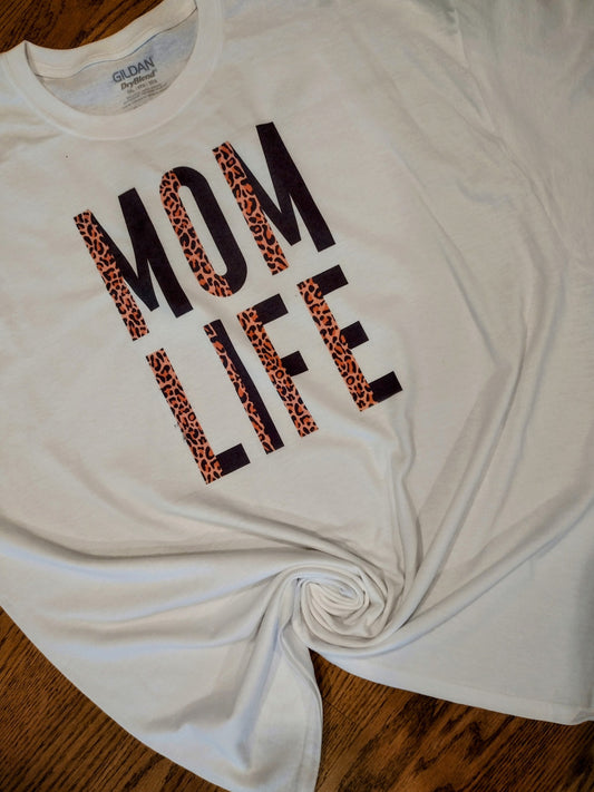 Mom life leopard shirt