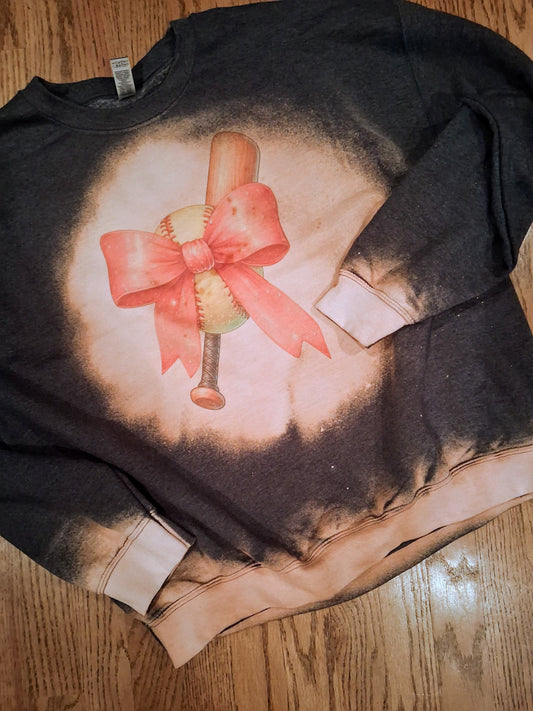 softball bleach sweatshirt