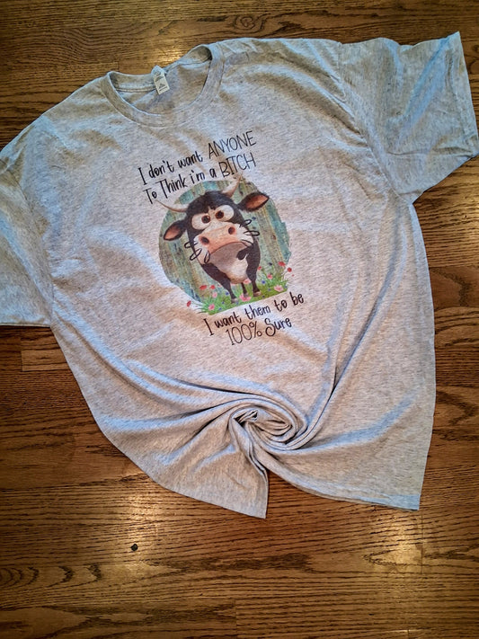 To think im a bitch shirt