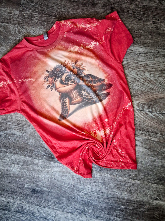 Turtle bleach tee