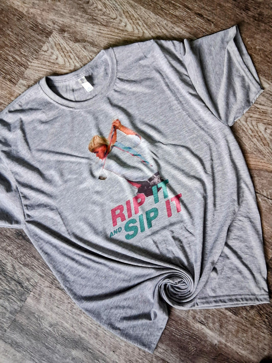 Rip it sip it shirt
