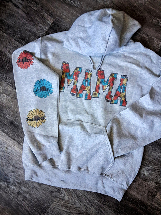 Custom mama hoodie
