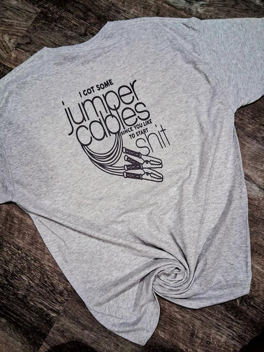 Jumper cables shirt