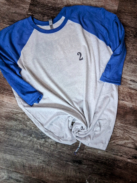 Custom baseball raglan