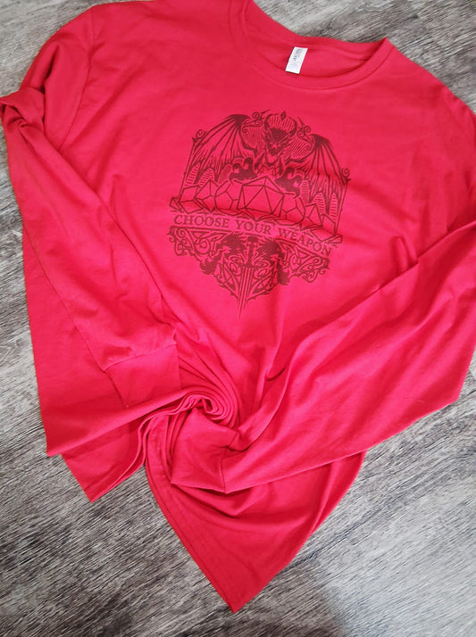 Choose your weapon long sleeve