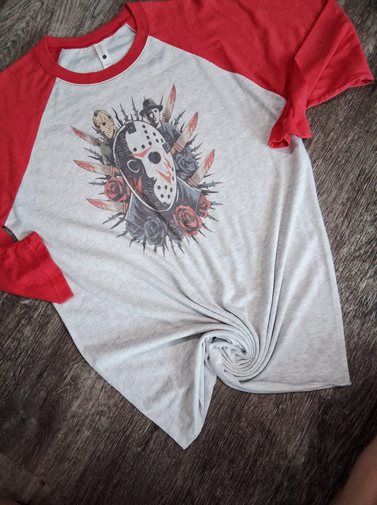 Horror raglan