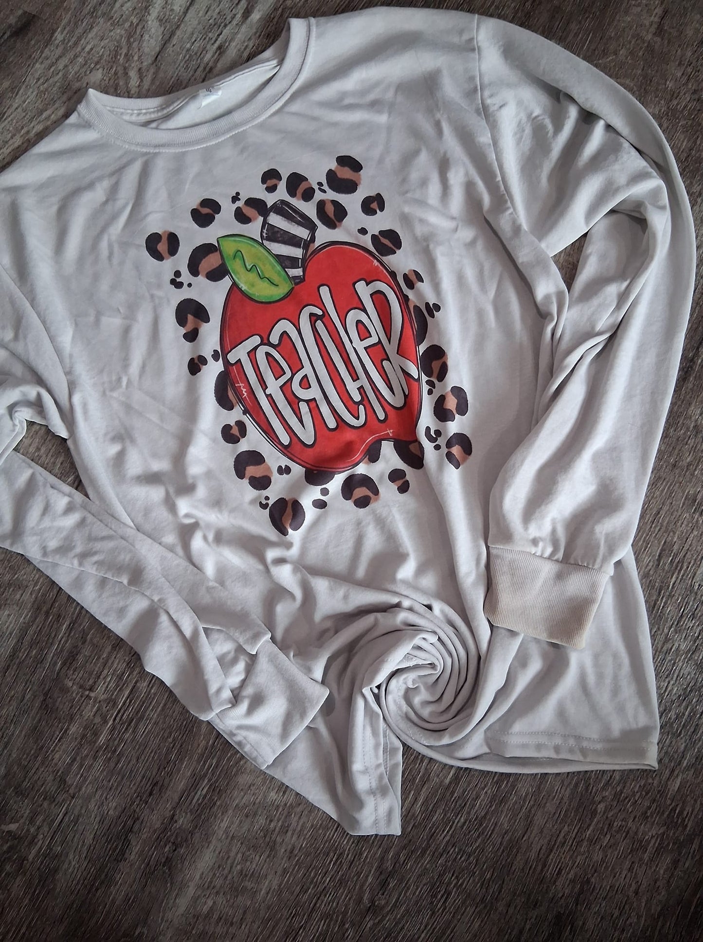Teacher Apple Long sleeve
