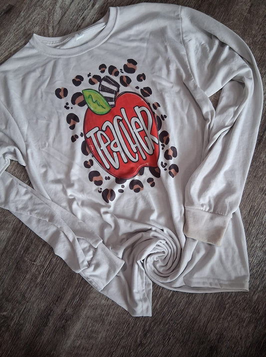 Teacher Apple Long sleeve