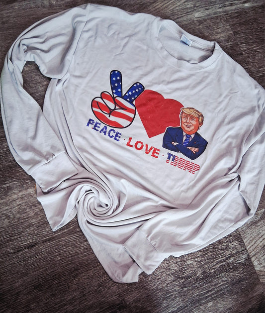 Peace love usa long sleeve