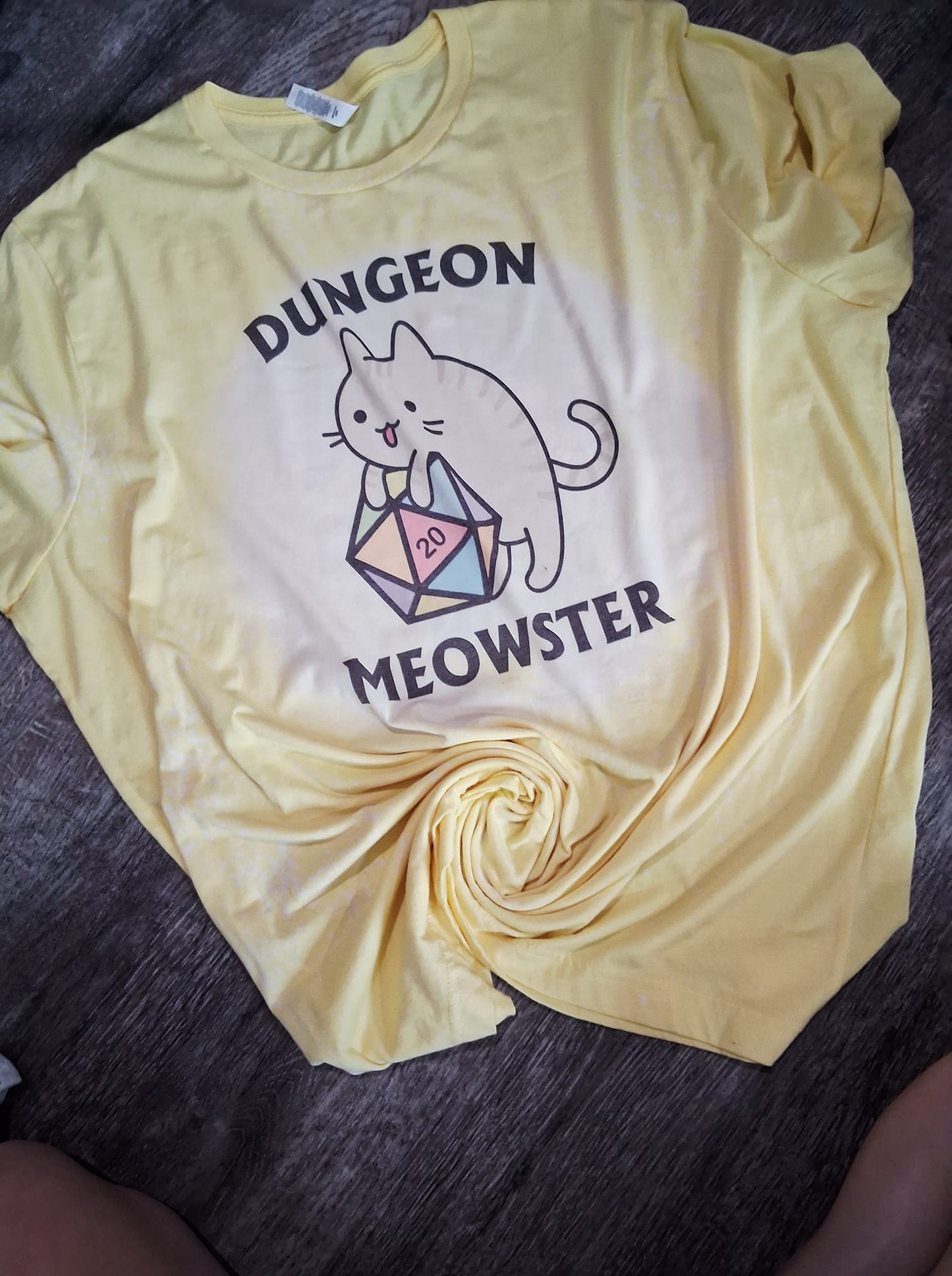 Dungeon Meowster Bleach tee
