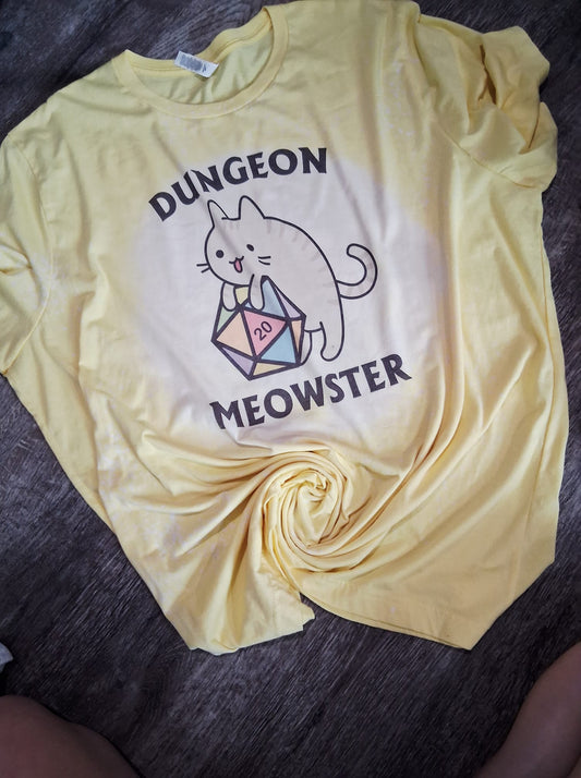 Dungeon Meowster Bleach tee