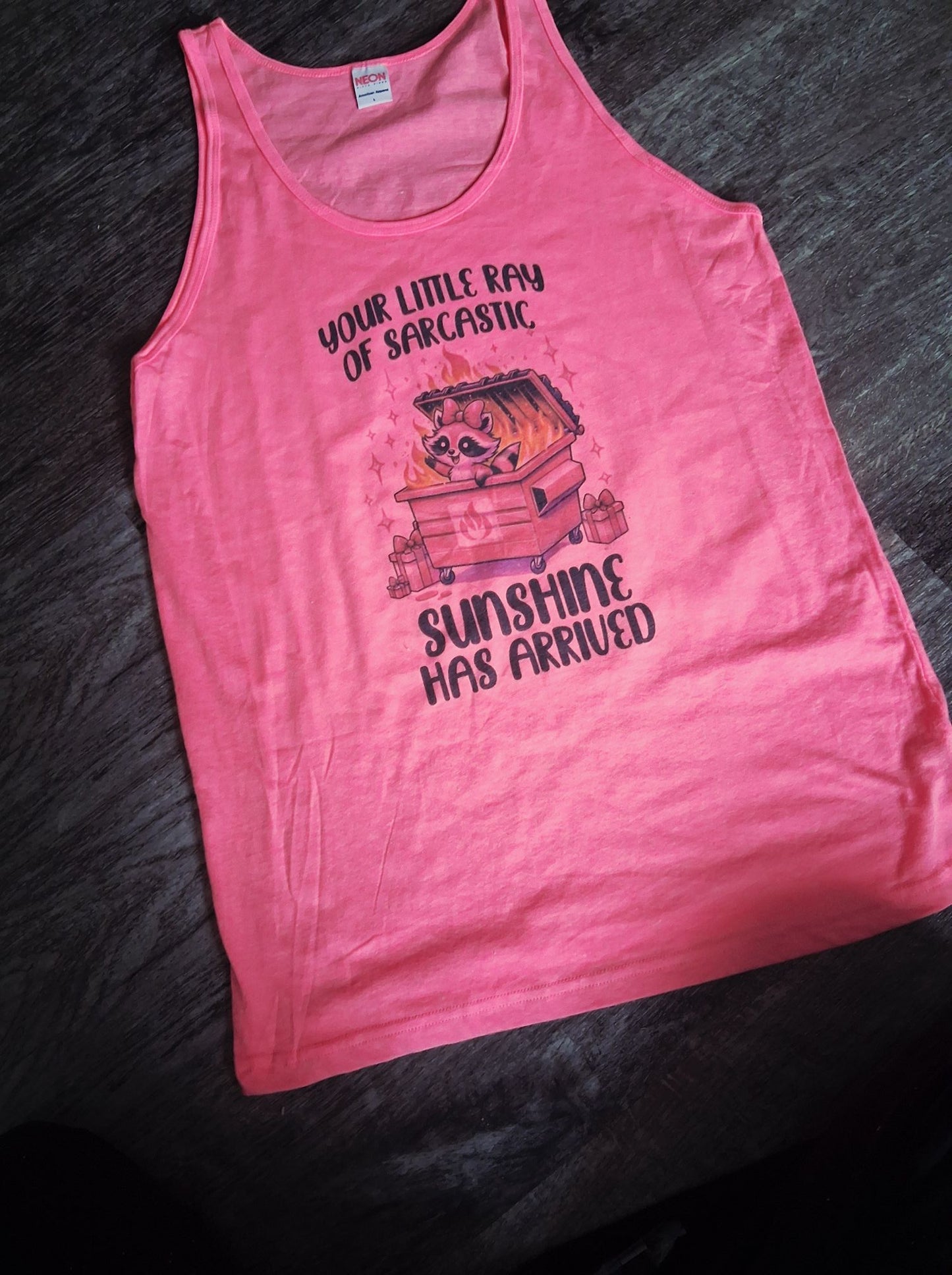 Sunshine has arrived tank top