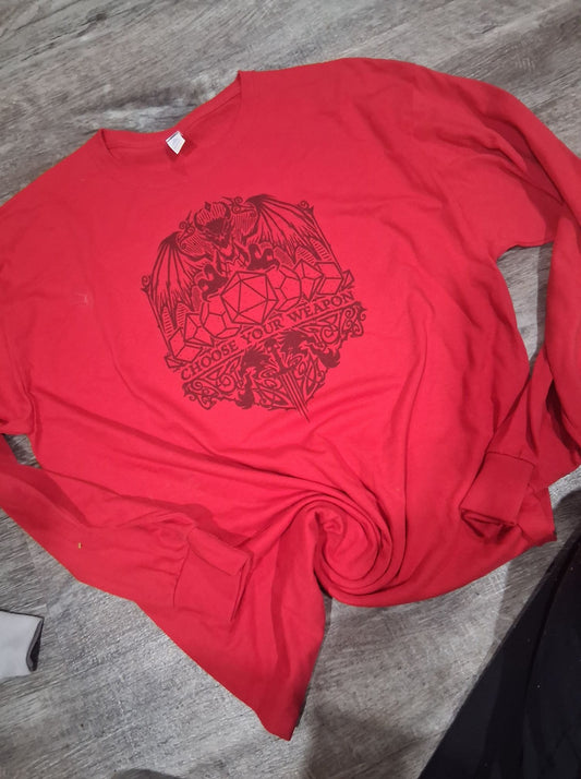 Choose your weapon long sleeve