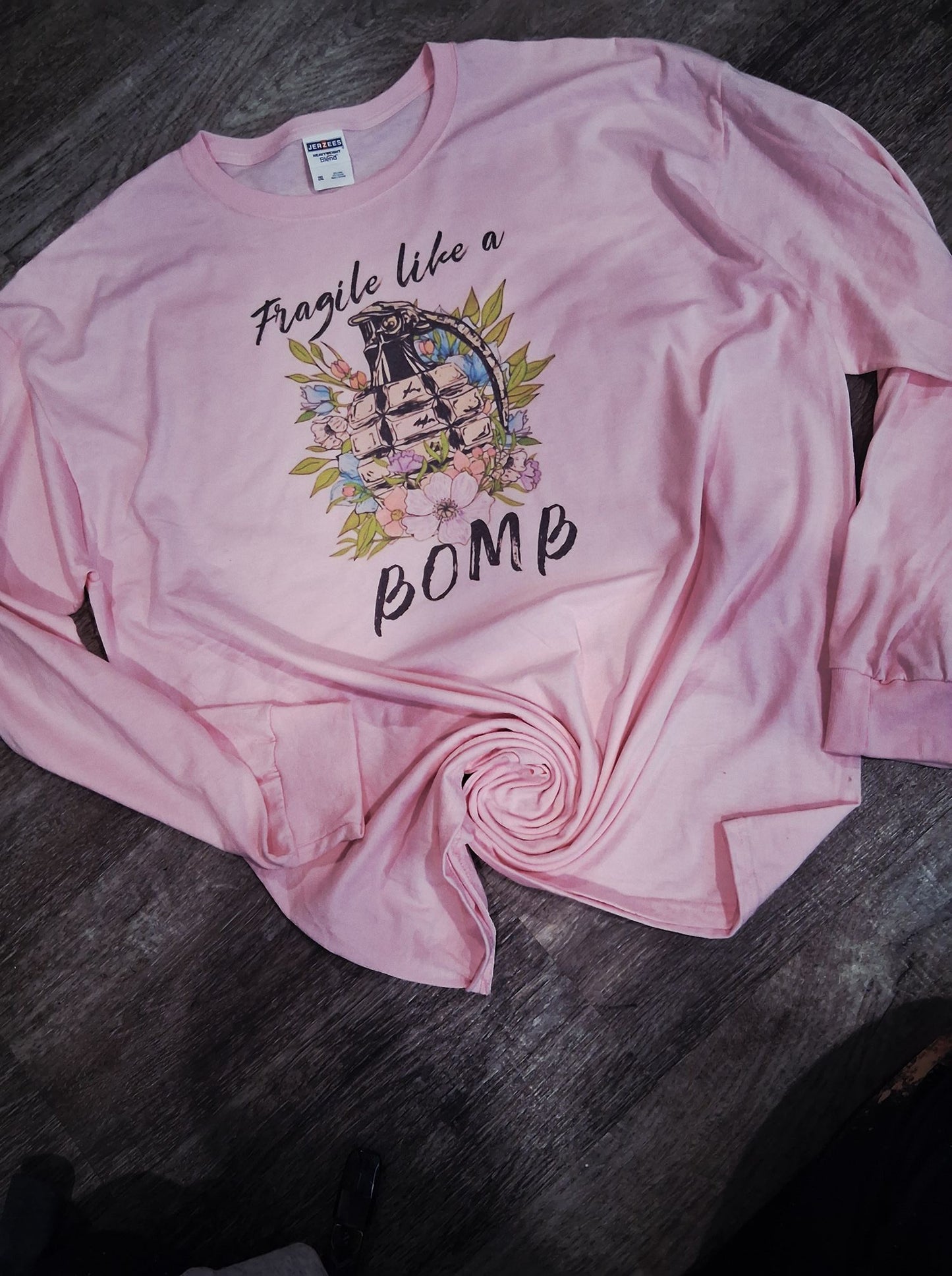 Fragile like a bomb long sleeve