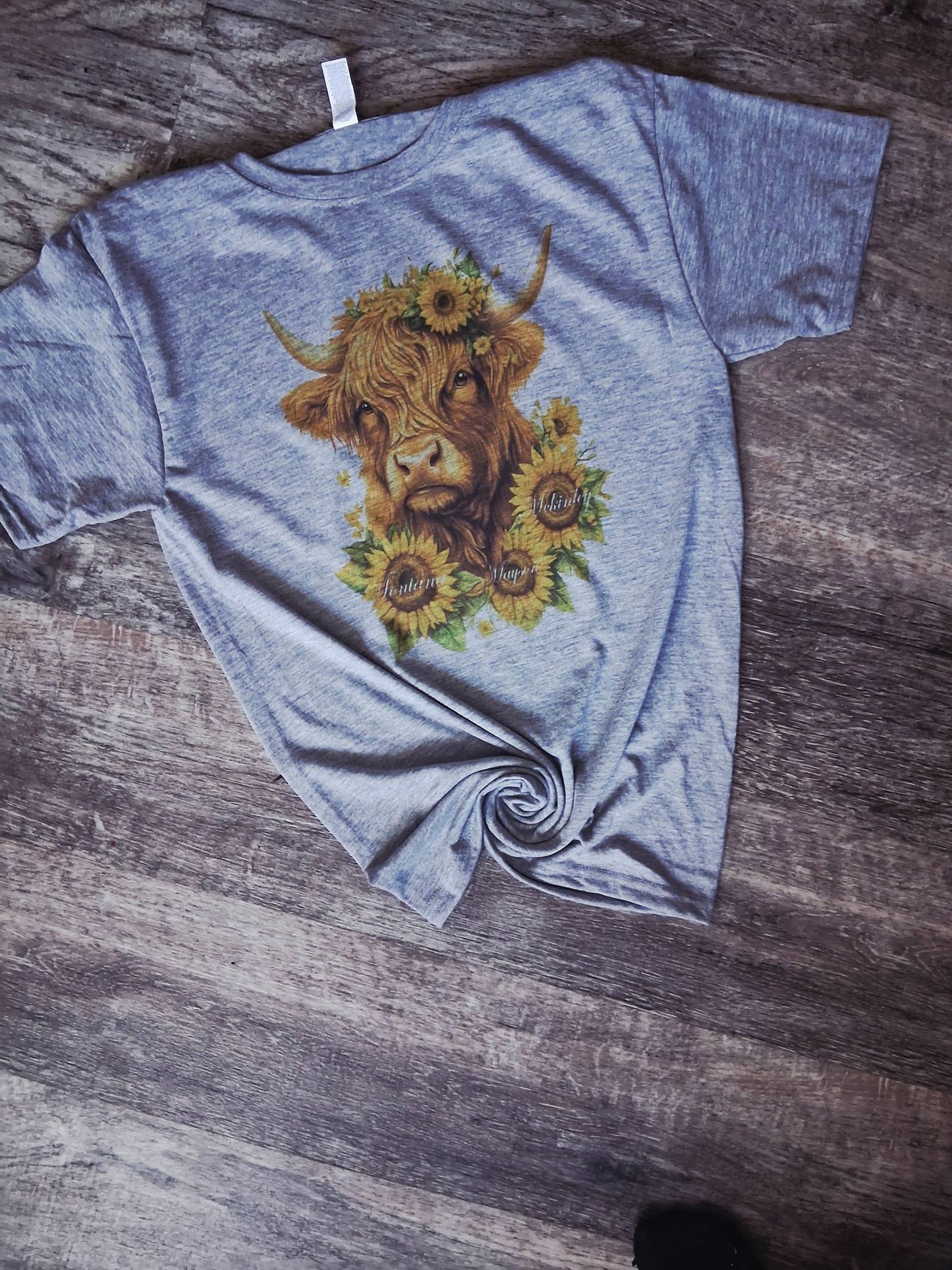 Custom mom cow shirt
