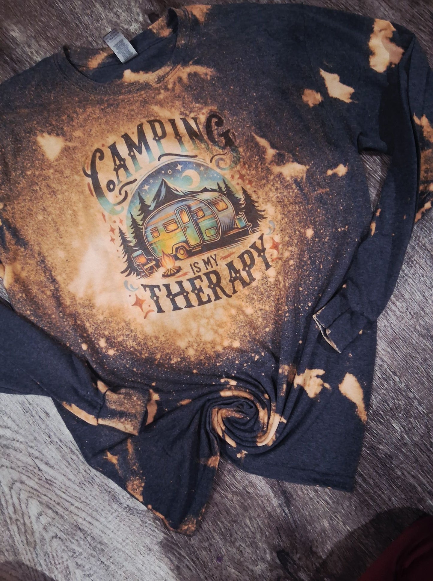 Camping is my Therapy Long sleeve