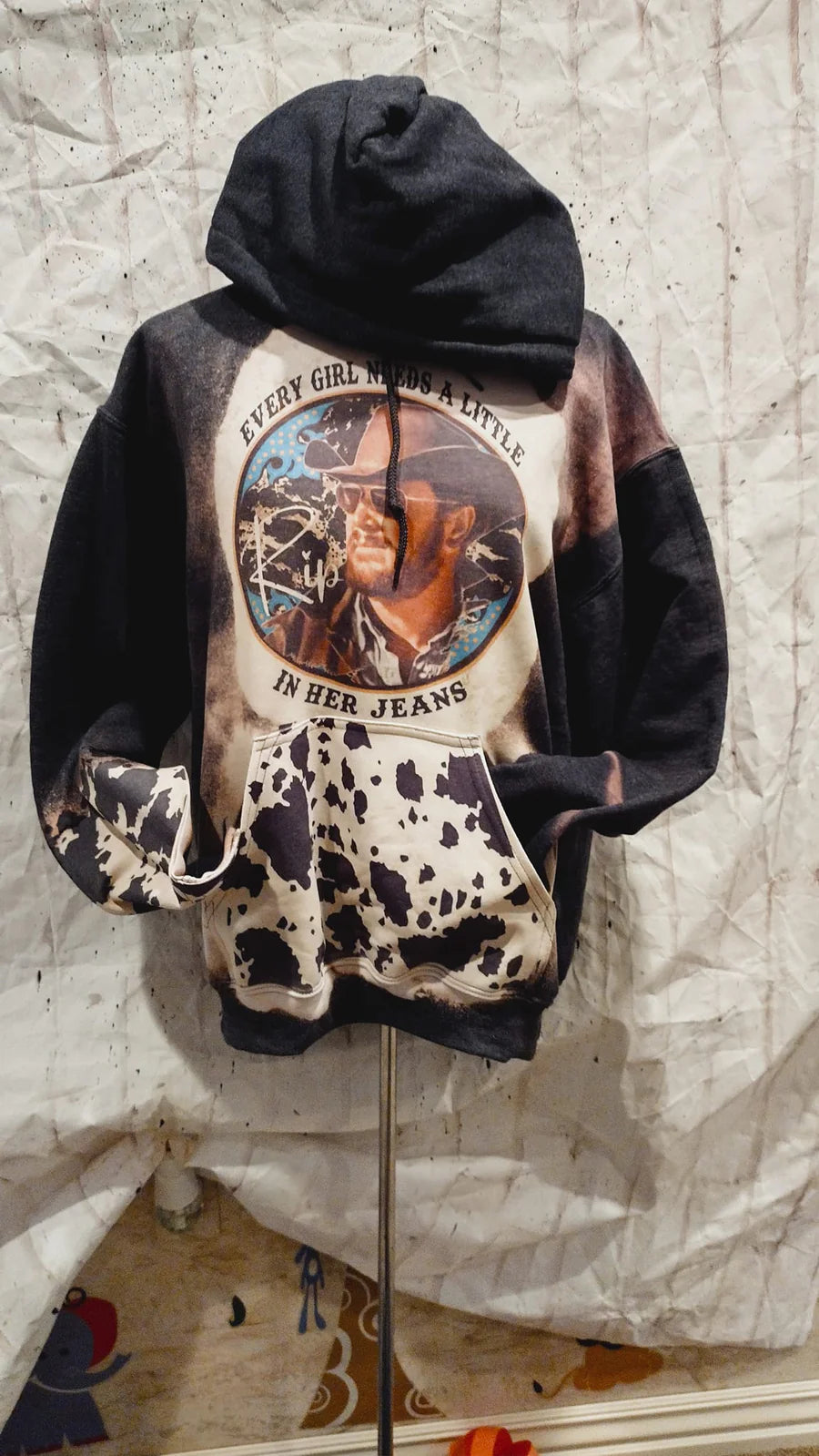 Every girl needs a rip in her jeans Bleached Hoodies